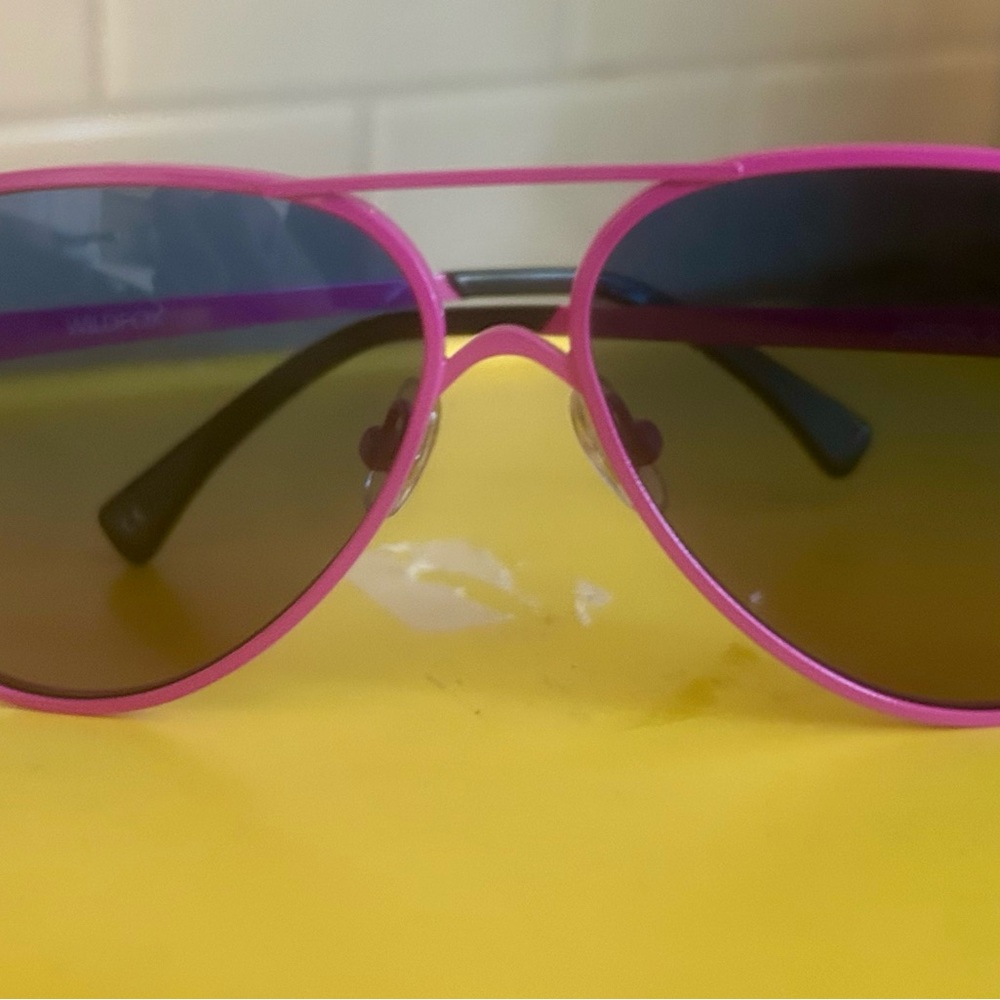 Wildfox Pink and Purple Aviator Sunglasses